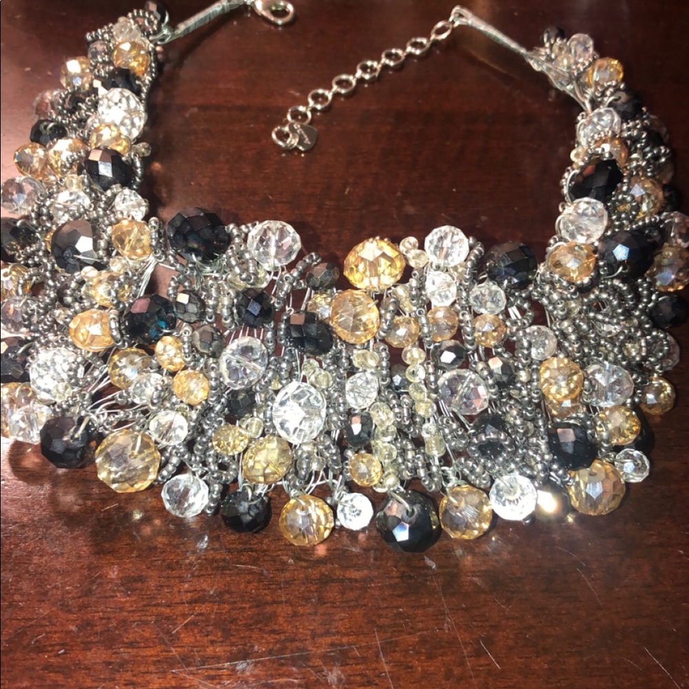 Aldo Arvan statement bib necklace